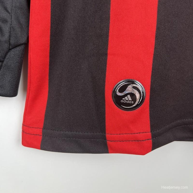 Retro 08/09 AC Milan Home Long Sleeve Jersey