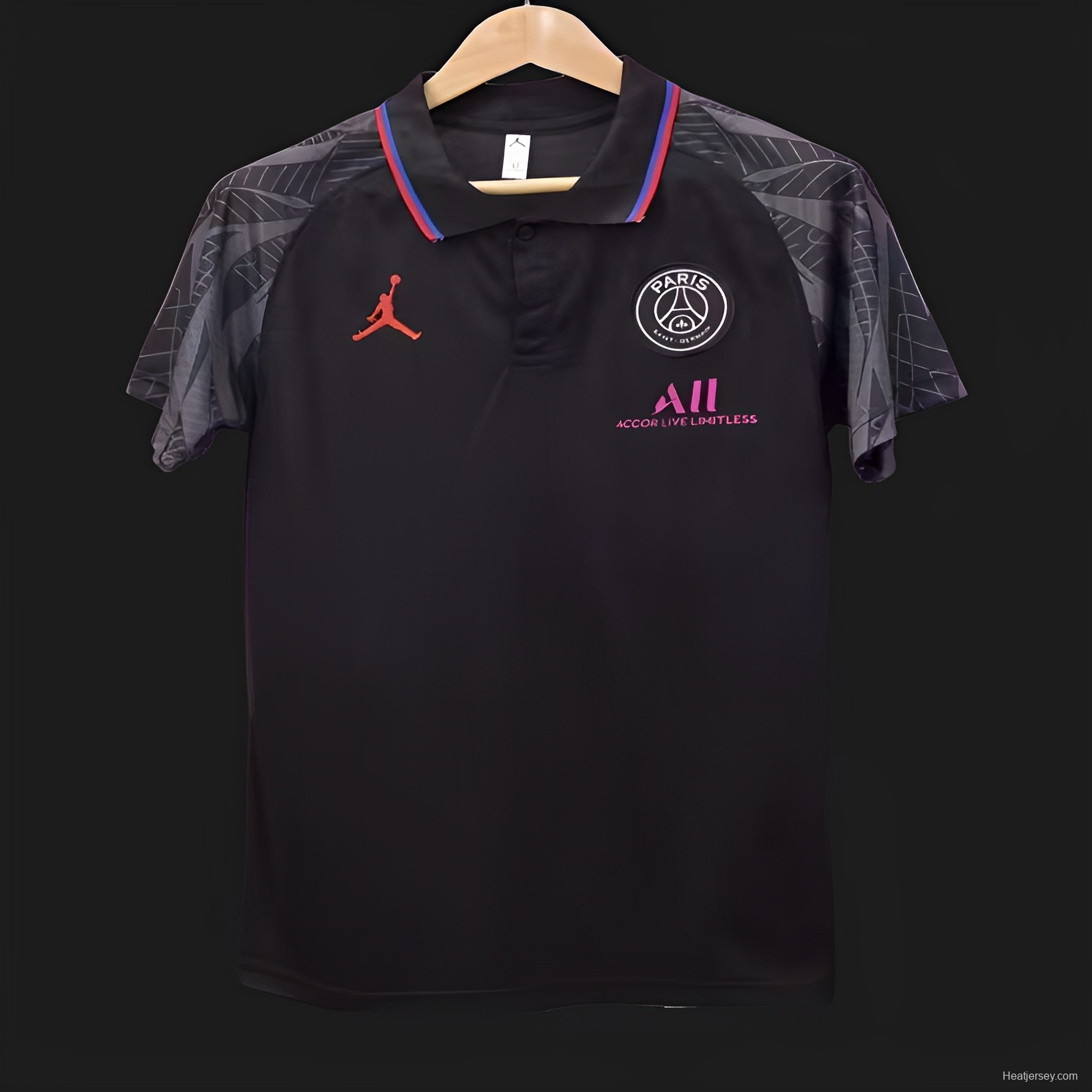 23/24 PSG Black Polo Jersey