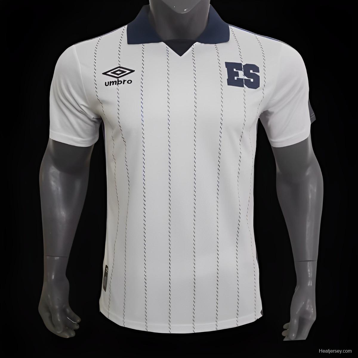 2024 El Salvador 25th Anniversary White Special Jersey