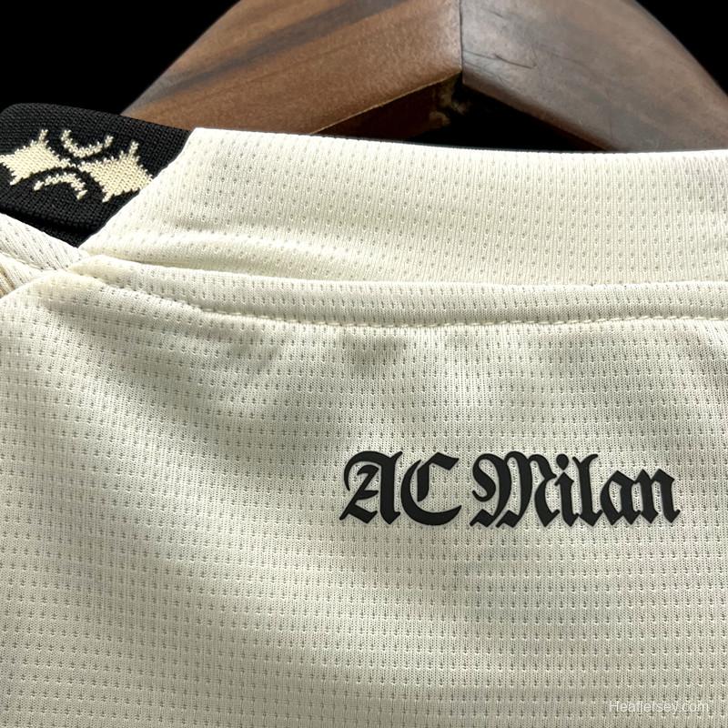 23/24 AC Milan Forth White Jersey