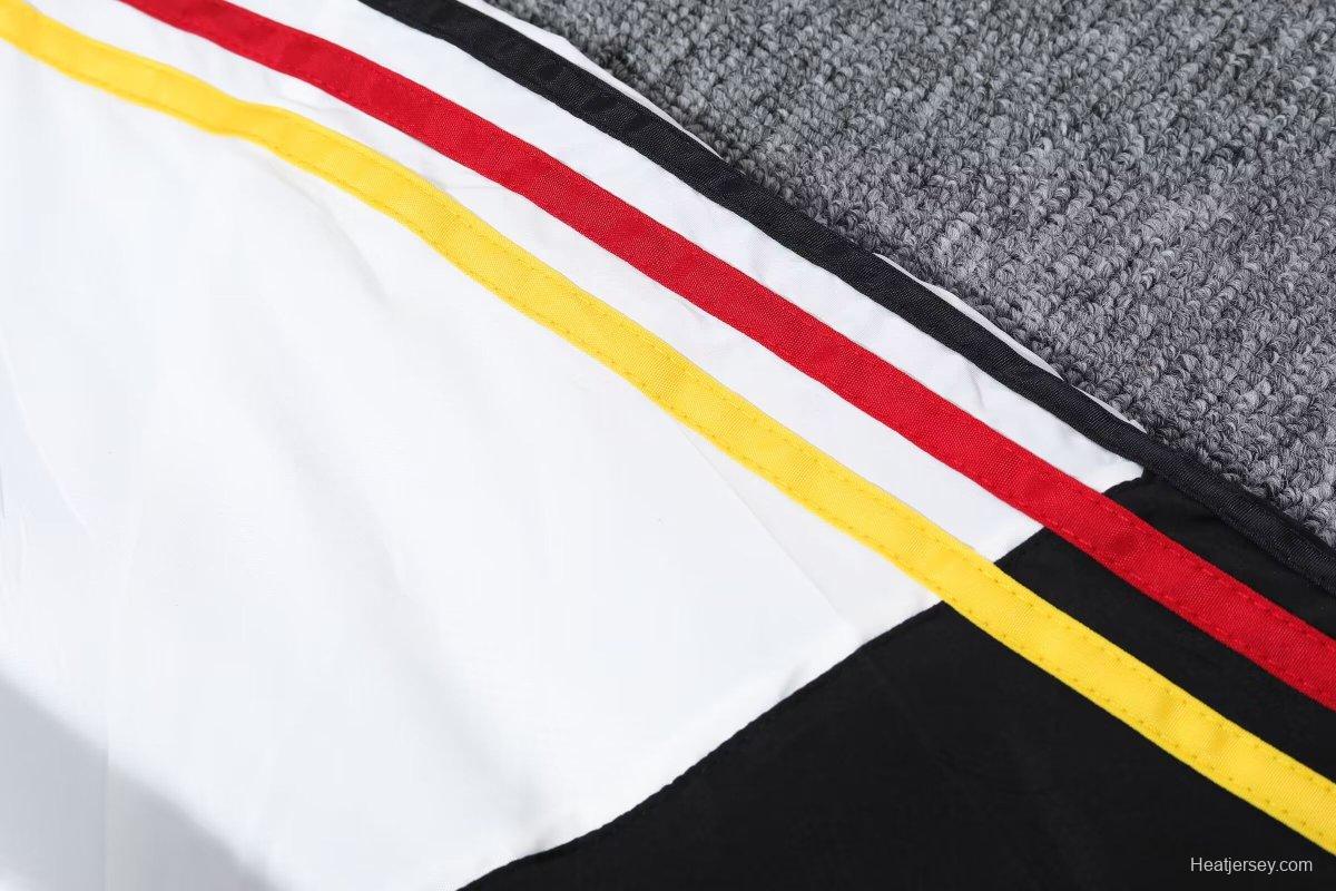 2024 Germany White/Black Windbreaker