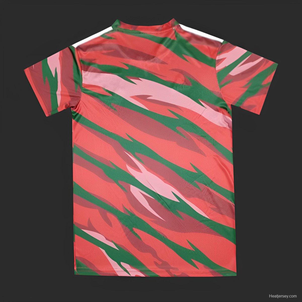 2024 Wales Orange Stripe Pre-Match Jersey