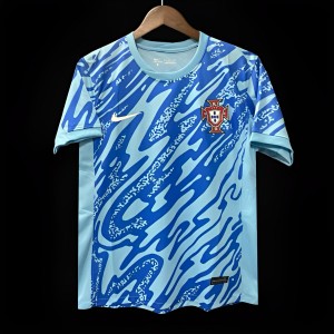 2024 Portugal Blue Pre-Match Jersey