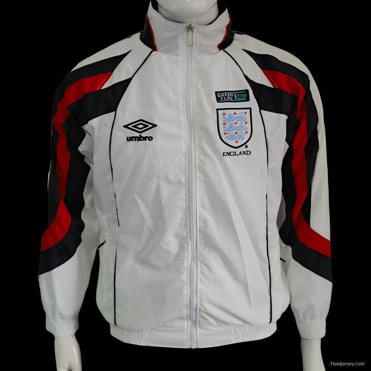 2024 England White Windbreaker