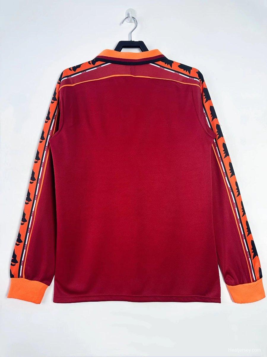 Retro 98/99 Roman Home Long Sleeve Jersey