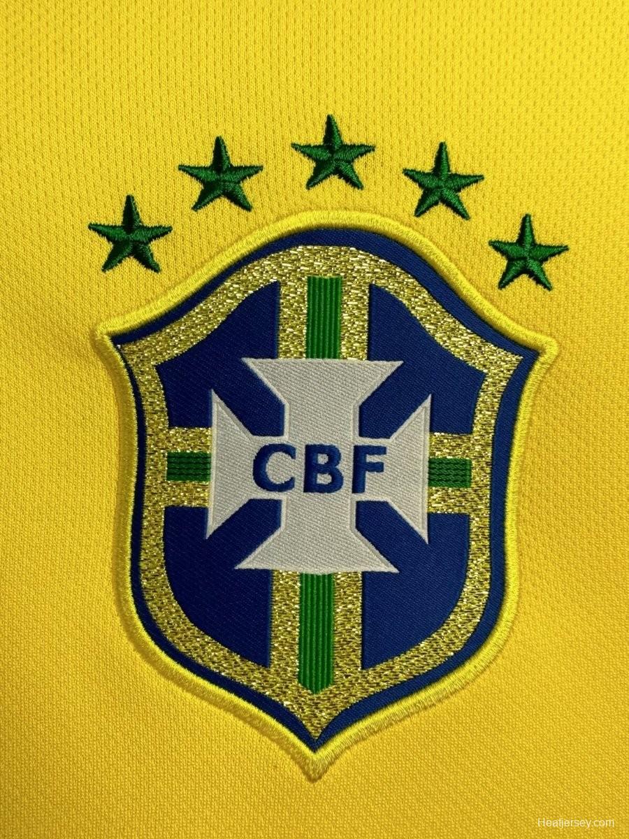 Retro 2014 Brazil Home Jersey