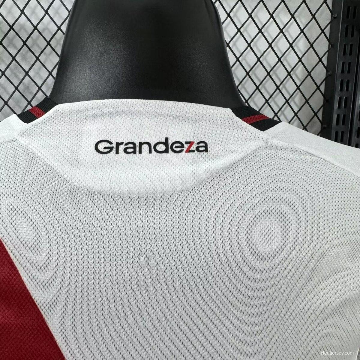 Player Version 25/26 River Plate Home Long Sleeve Jersey